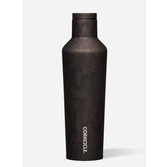 Corkcicle Rattle Snake Skin Exotic Canteen NWT Waterbottle 16oz Jungle - Picture 2 of 8